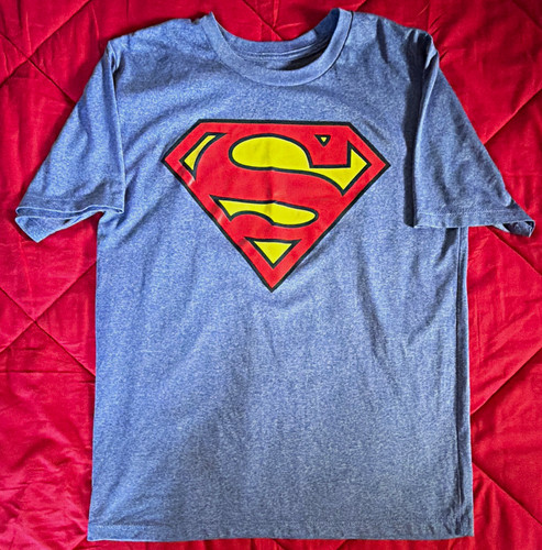 Superman logo graphic print - superman,